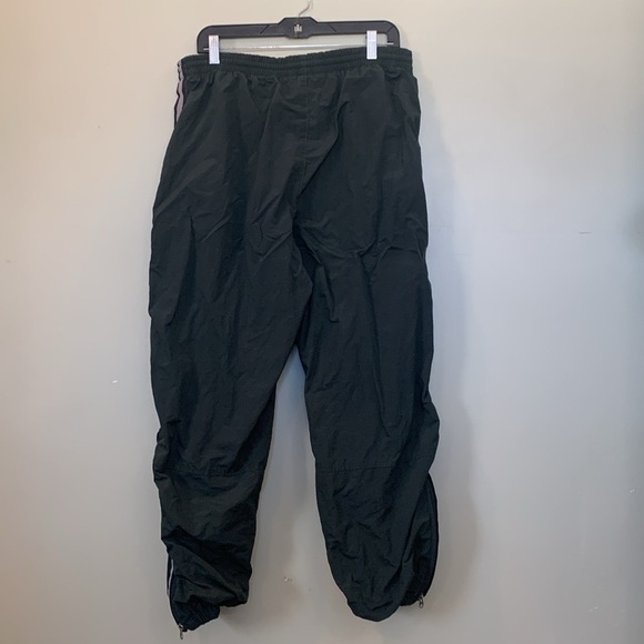 Abercrombie Thrashed Men’s Medium Wind Track Pants Joggers Lined Dark Green - Picture 3 of 8